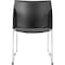 National Public Seating Cafetorium Plastic Stack Chair, Charcoal 8820-11-20 - alternate 2